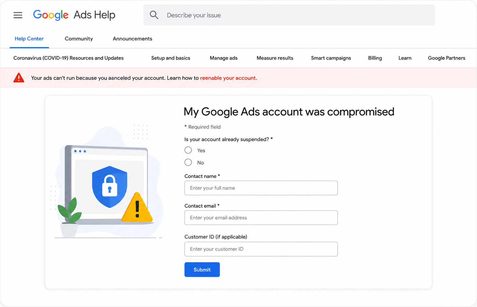 prevent google ads policy violation